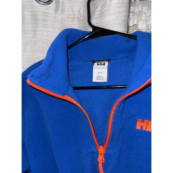 Helly Hansen Women's Daybreaker 1/2 Zip Fleece jacket in blue size medium - Picture 2 of 4